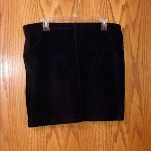 Corduroy Mini Skirt